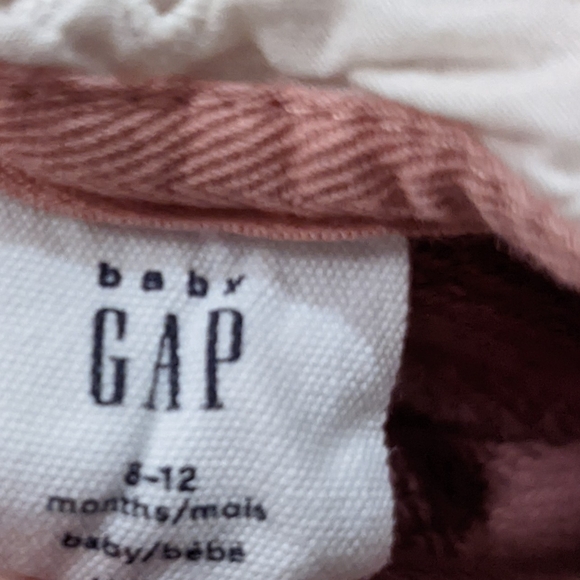6-12 Months Baby Gap Pink with Polka Dots and Eyelet Peter Pan Collar - Picture 4 of 4